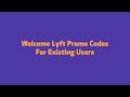 Lyft Promo Codes For Existing Users Ly