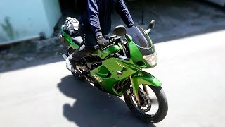 Download lagu 💥💨 Kawasaki Ninja ZX-KRR 150 2T Gold Green Legal Road 🔴 mp3