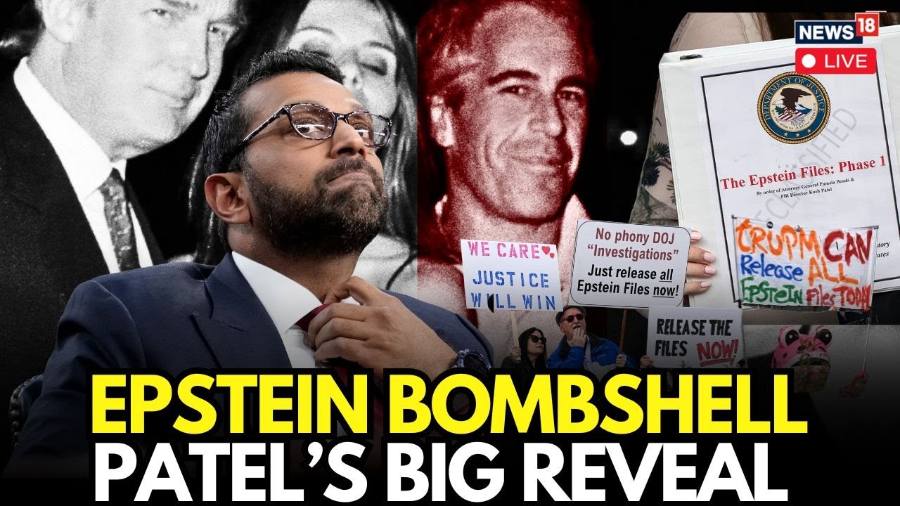 Kash Patel Plays SHOCKING Epstein Video LIVE | Trump LINK Emerges In Epstein Files | Epstein Emails