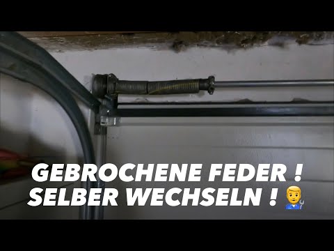 Garagentor / Feder gebrochen / Reparatur / wechseln / Hörmann / Anleitung / Tutorial
