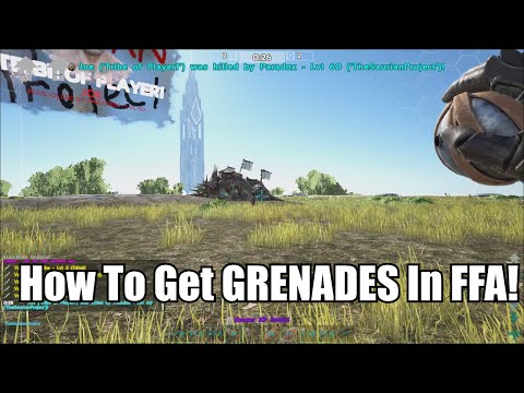 How to Get GRENADES In Ark SOTF FFA!