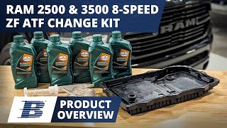 Ram 2500 & 3500 8-Speed Transmission Fluid Change Kit Product Overview (2019-2024)