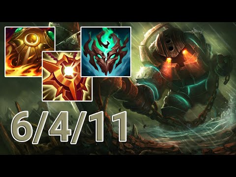 Nautilus Top VS Gangplank | EUW GrandMaster Patch 13.9