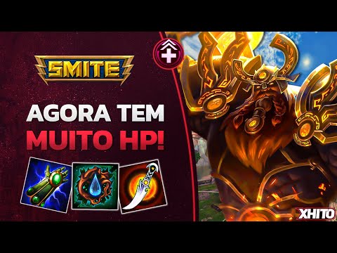 Agora o HP é ENORME! YMIR SUPORTE - ⚡ Smite BR Conquista