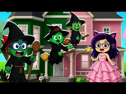 24 HOURS IN A PINK AND GREEN WORLD in BROOKHAVEN | Kori Roblox