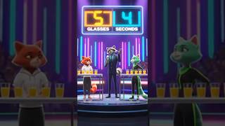 5 Glass Juice in 4 Seconds?! Green Cat vs Red Cat π’π΄Red vs Green Cat#cat #catanimation