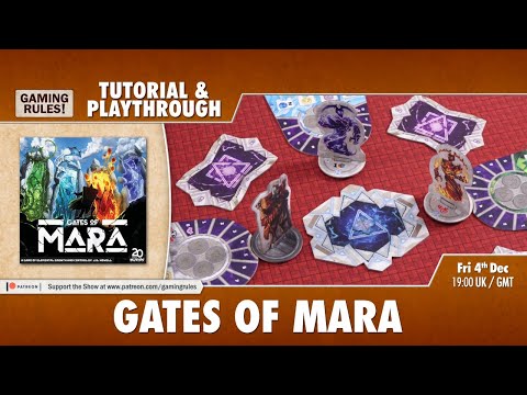 Gates of Mara: 3-player tutorial & playthrough