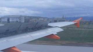 preview picture of video 'Easyjet Airbus A319-111 landing at Sofia airport'