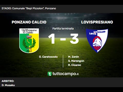 PONZANO CALCIO vs LOVISPRESIANO: 1-3