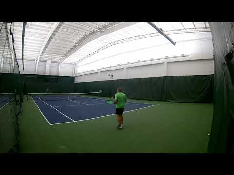 Chris Jerry Tennis 2018 09 27 Indoor Singles Practice