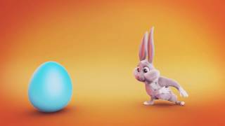 Happy easter animation video