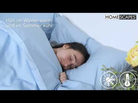 Bettwäsche Fadendichte 200 Weiß - 150 x 200 cm