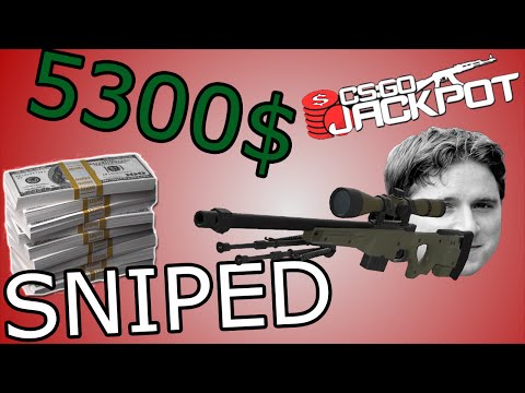 HUGE 5300$ CSGOJackpot SNIPE. Phantoml0rd vs Stickyrice1.