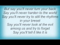Tracy Chapman - Tell It Like It Is Lyrics