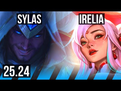 SYLAS vs IRELIA (MID) | KR Grandmaster | 25.24