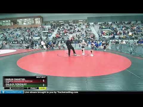 85-90 Lbs Round 2 - Harlin Swartsel, Okanogan Underground Wrestling Club Vs Galilea Gonzalez, Ward