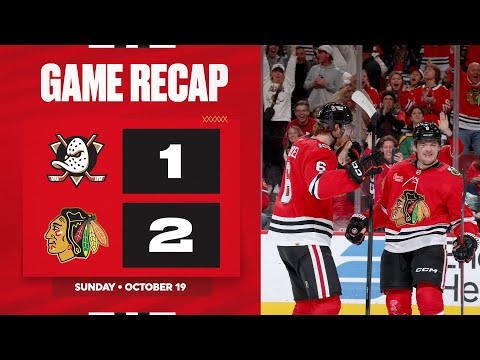 Blackhawks vs. Ducks Game Highlights | 10.19.25