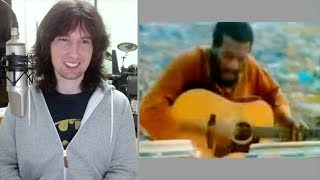 British guitarist analyses Richie Havens live at Woodstock in 1969!