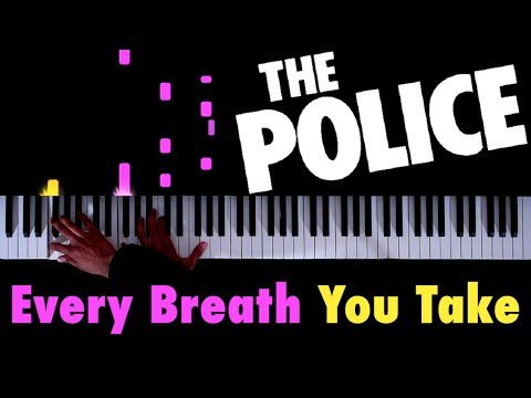 Every Breath You Take - The Police piano tutorial