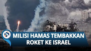 BALAS Serangan Zionis di Rafah Timur, Milisi Hamas Palestina Tembakkan Roket ke Israel Selatan