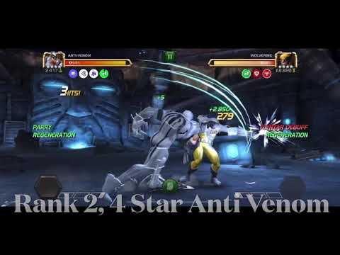 4 STAR Anti-Venom OBLITERATES ROL Wolverine in 73 Hits | Marvel Contest of Champions