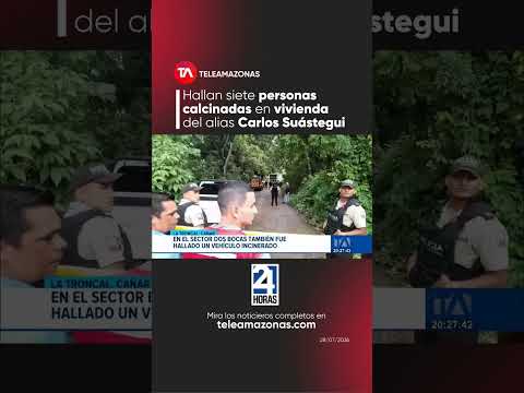 Hallan siete personas calcinadas en una casa abandonada en La Troncal