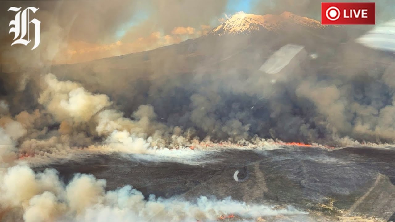 NZ Herald Live: Media get update on the fire in Tongariro National Park