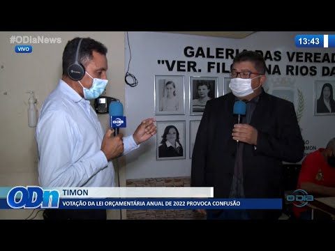 Votação da Lei Orçamentária Anual de 2022 provoca confusão na Câmara de Timon 09 03 2022