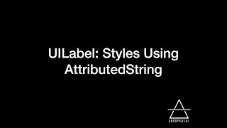 UILabel: Using NSAttributedString