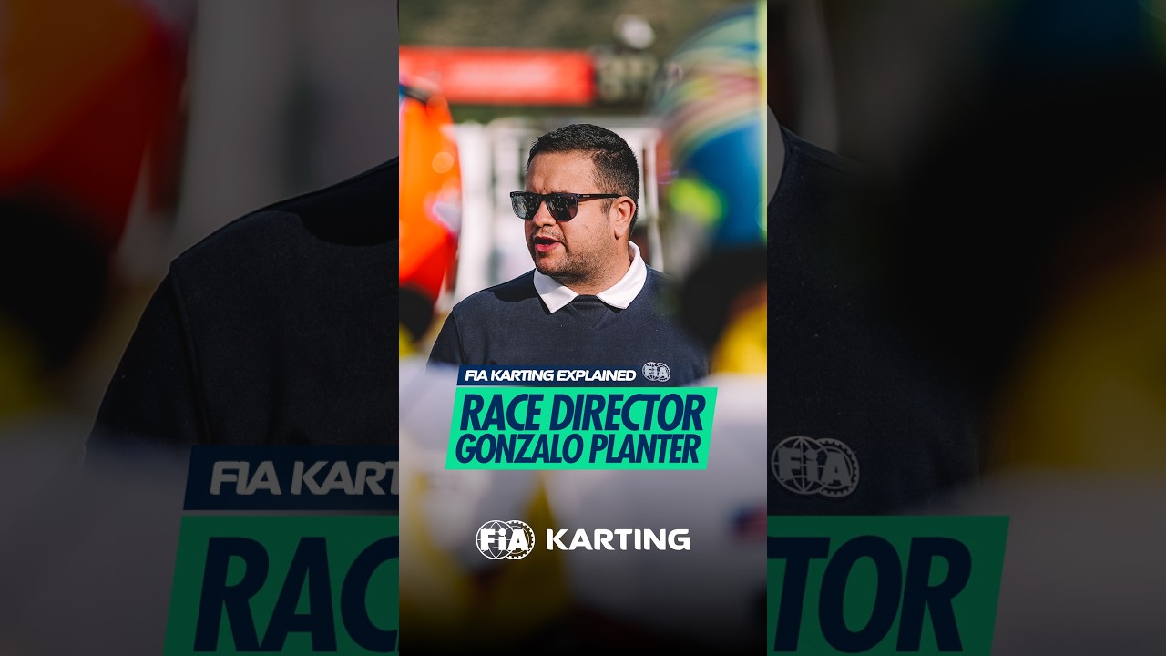 Meet FIA Karting Race Director, Gonzalo Planter  |  #fia #karting