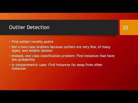 Outlier detection