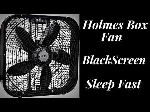 BEST FAN NOISE Box Fan Loud BLACK SCREEN | SLEEP FAST