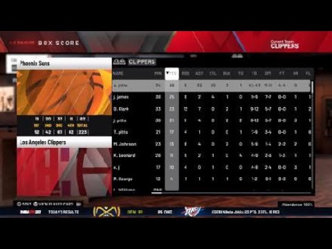 NBA 2K20 mycareer episode 74 60 Triple doubles for me jr james 25 points Duke clark 23 points