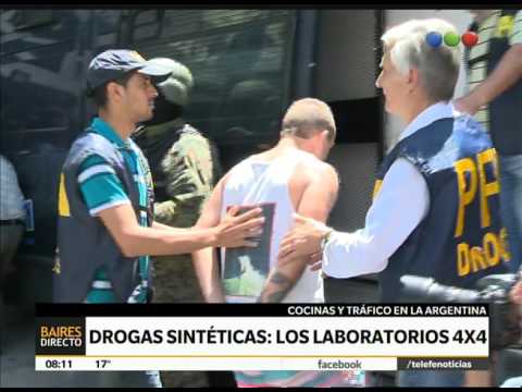 Drogas sintéticas: los laboratorios y allanamientos - Telefe Noticias