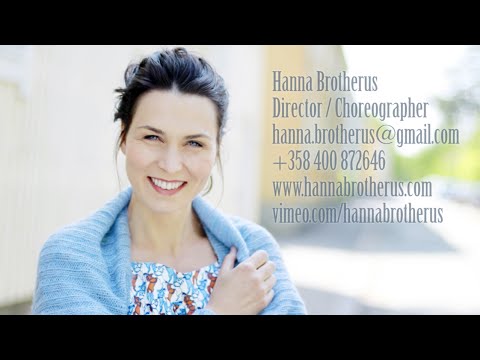 Hanna Brotherus Showreel 1994 - 2014