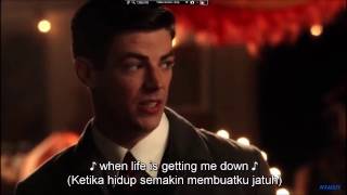 The Flash (Grant Gustin) &amp; Supergirl (Melissa Benoist) - Super Friend (lyrics + sub indonesia)