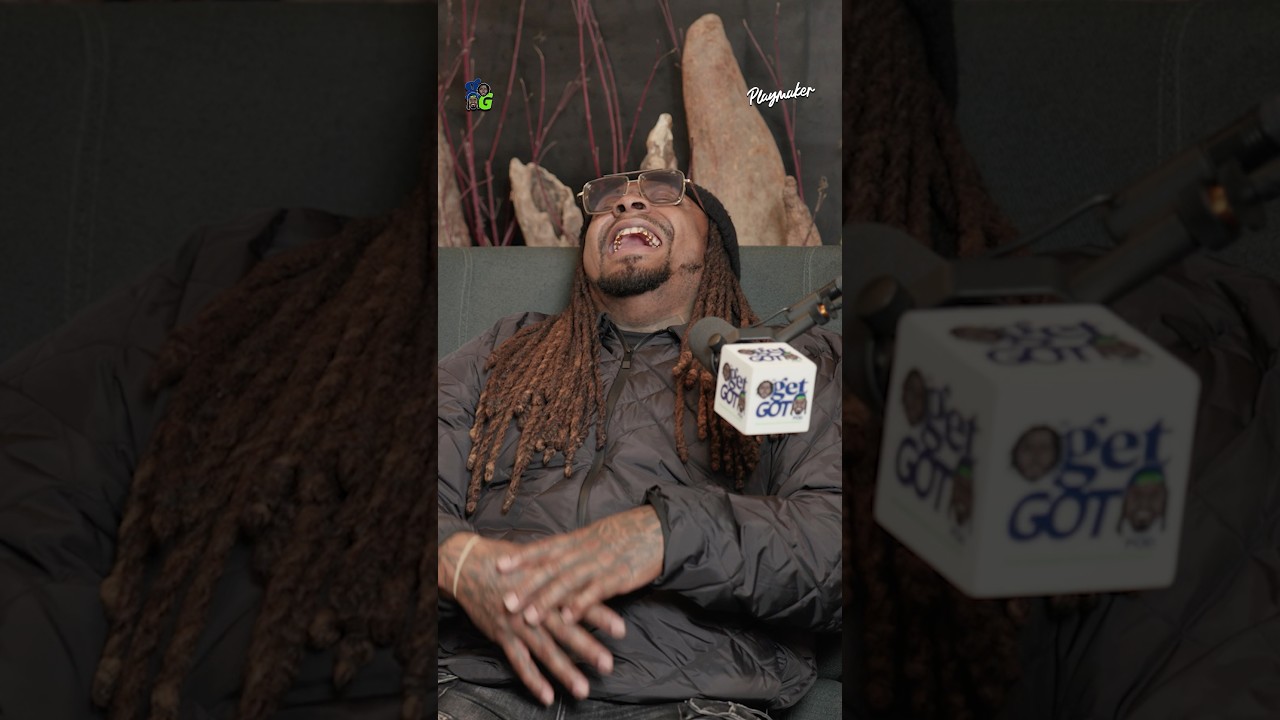 Drew Brees finally gets the 𝐅𝐔𝐋𝐋 Beast Quake breakdown 😂 #getgotpod #drewbrees #marshawnlynch