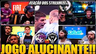 REAÇÃO DOS STREAMERS o JOGO DA VIDA PARA A FURIA CONTRA O DIBRADOS