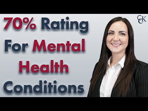 Getting a 70% VA Rating for Mental Health Conditions