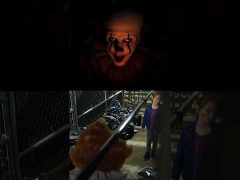 Behind the scenes of It chapter 2 #pennywise #halloween #movie #shorts #short #scary #makeup
