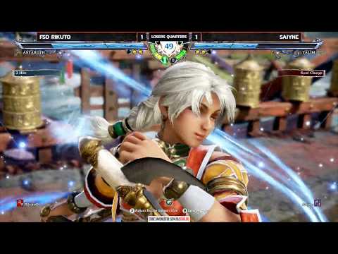 Soulcalibur VI @ NLBC Online #5 - Rikuto (Astaroth) vs Saiyne (Talim) [4K/60fps]
