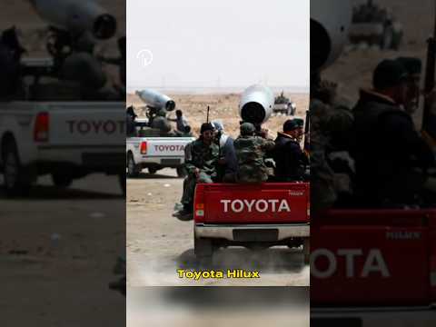 The toughest pickup truck for the battlefield #toyota #hilux #shorts