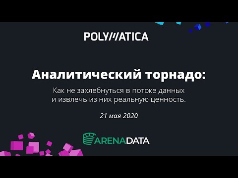 ВЕБИНАР "АНАЛИТИЧЕСКИЙ ТОРНАДО" (POLYMATICA И ARENADATA)