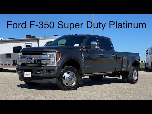 Preview image of Ford F-350 Super Duty Platinum Gooseneck Towing Ready youtube video