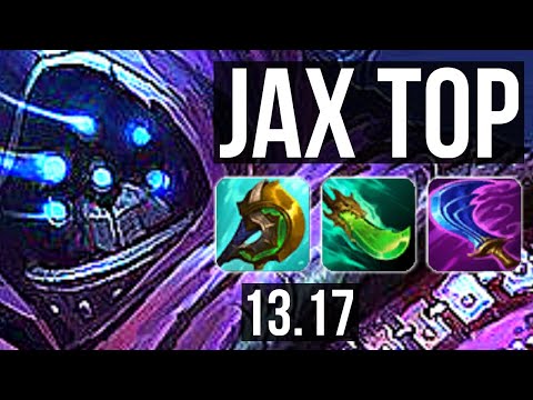 JAX vs CAMILLE (TOP) | 600+ games, Dominating | EUW Grandmaster | 13.17