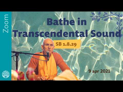 SB 1.8.29 Bathe in Transcendental Sound - Zoom, 9 apr 2021