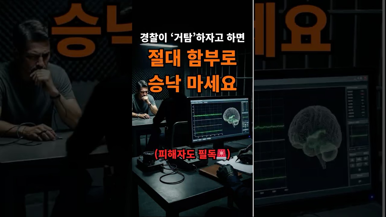 경찰조사 거짓말탐지기, 억울하다고 함부로 하면 망하는 이유 (피해자 필독)