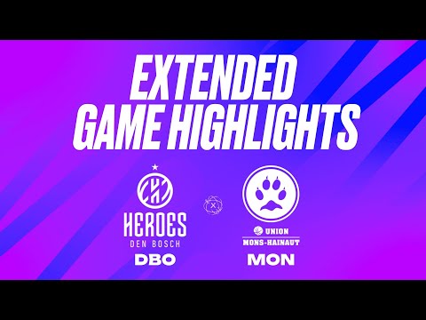 Heroes Den Bosch vs. Union Mons-Hainaut Extended Game Highlights