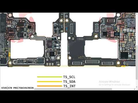 VIVO X70 PRO V2134A Touche Notwarking Problem Ways Hardware Solution #borneoschematic #gsmstore #bor