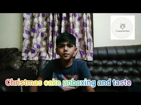 9115 M. GURUPRASATH CHANNEL 🎄🎅 Christmas🎅🎄  cake 🎂 unboxing and taste
